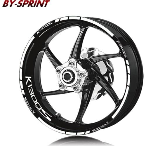 Motorcycle Stripes Reflective Waterproof Tire Stickers Wheel Decal Stickers Kit For BMW K1300S K1300R K 1300R/S k1300s r