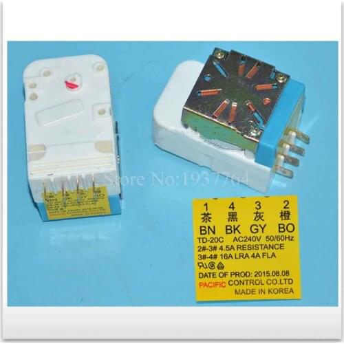 New good working High-quality for refrigerator Parts TD-20C refrigerator defrosting timer