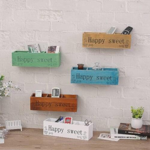 Товары для дома Remote Control Rack Hang Walls Storage Boxes Mobile Phone Charger Finishing Box Hanging Wall Case Makeup Storage