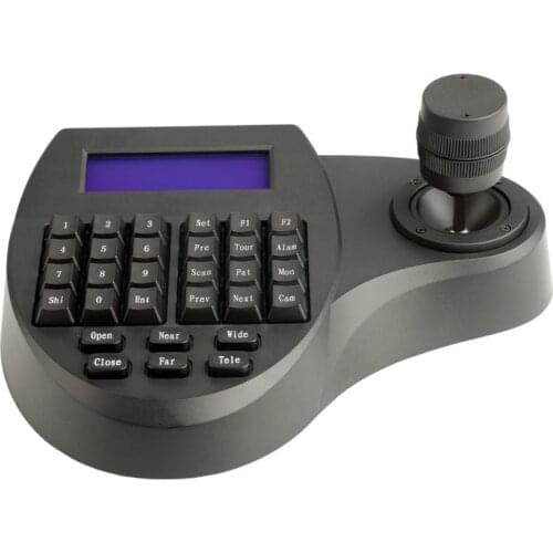 Universal 3D Joystick PTZ RS232 RS485 PELCO P/D, VISCA broadcasting live streaming joystick controller