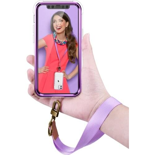 Universal Phone Lanyards Key Chain Colorful Print Neck Straps Keychain Cell Phone Rope Teachers Gift Neck Chain Accessori