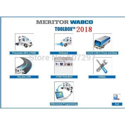 2018Meritor Wabco Toolbox 12.6.1 + patch [unlimited install on many computers]