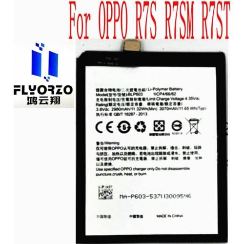 100% Brand new High Quality 2980mAh BLP603 Battery For OPPO R7S R7SM R7ST Mobile Phone
