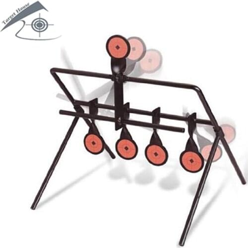 Airgun 5-Plate Reset Target /Also For Airsoft Paintball Shooting/Improving Hunting Shooting Tactical Skill/Outdoor&Indoor