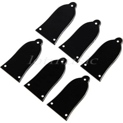 6Pcs black high quality Truss Rod Cover for Electric Guitar Replacement