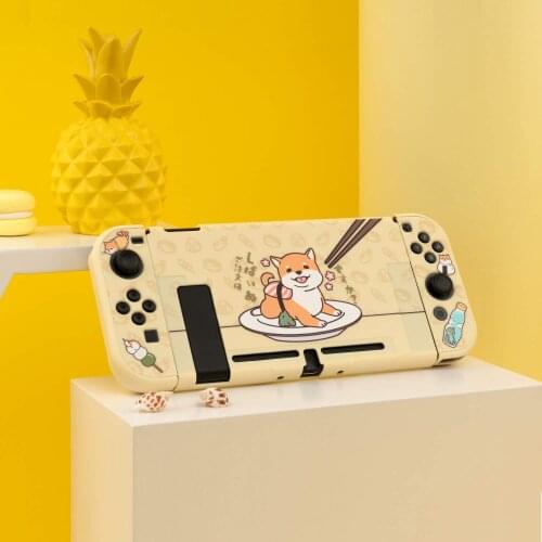 GEEKSHARE Nintend Switch Lite Case Cute Shiba Inu Shell Sea Otter Hard Cover Back Grip Shell For Nintendo Switch Accessories
