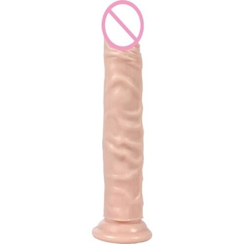 CPWD Female Mastrubator Lifelike Dildo Penis 9.45 inch Length Strong Suction Cup Dildo Realistic Sex Toys for Women/Lesbian