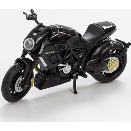 1:18 Alloy Motorcycle Model Childrens Toy Ornaments Sliding Model Boy Toy Belt Base Wholesale Boys Like Exquisite Workmanship