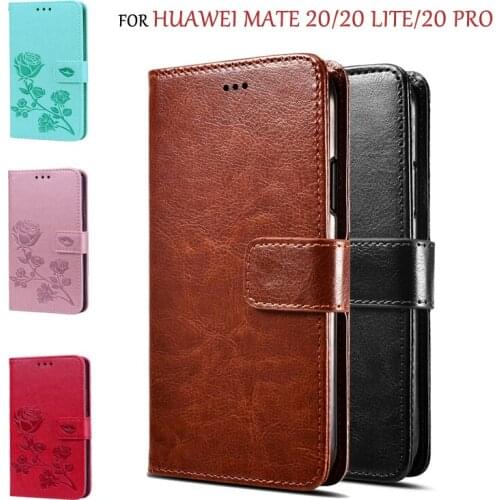 Flip Case For Huawei Mate 20 Wallet Cover Capas For Huawei Mate 20 Lite Por 20Lite 20Por Phone Protector Stand Leather Case
