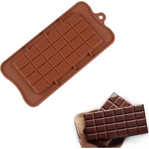 24 Cavity Square Silicone Chocolate Molds DIY Silicone Mold Bakeware Stable Cake Molds Jelly Ice Mold Bakeware Baking Tools