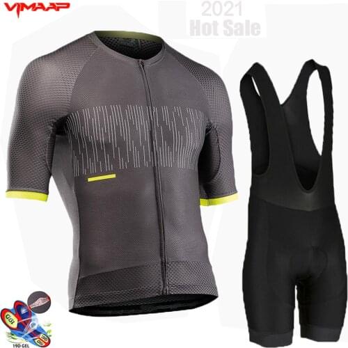 2021 Team Cycling Jersey Summer Set Men Cycling Clothing Bike Suit Bicycle 19D pad Bib Shorts MTB Maillot Ropa Ciclismo Hombre
