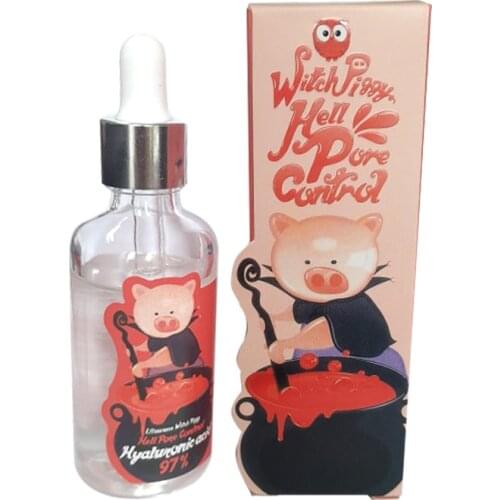 Korean Cosmetic Witch Piggy Hell Pore Control Hyaluronic Acid 97% Face Serum Crean Skin Care Facial Essence50ml