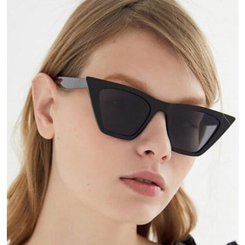 Fashion Red Cat Eye Womens Sunglasses Ladies 2021 Luxury Brand Designer Eyewear Retro Sun Glasses For Female Vintage UV Oculos