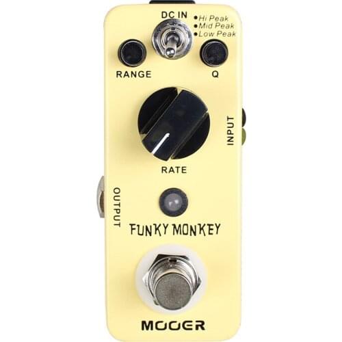 MOOER Funky Monkey Auto Wah Pedal Wide adjustable range auto wah effects effect pedals