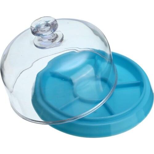 Plastic Six Compartment Watch Dust Cover Watch Repair Tool kit Portable Sports Jewelry Tools Dust Protection Watch Accessories