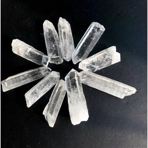 Natural Clear Crystal Raw Crystals Crystal Wand Quartz Healing Stone Crystal Point Rock Mineral Specimen Energy Stone