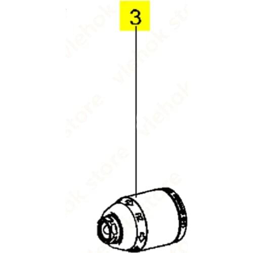 1.5-13mm Keyless Chuck for METABO SB18LI 301003150 Power Tool Accessories Electric tools part