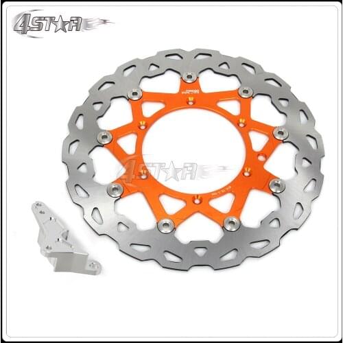 Motorbike CNC 320MM Floating Brake Disc + Bracket For KTM SX XC XCW SXF XCF XCFW 125 144 150 200 250 300 350 400 450 505 530
