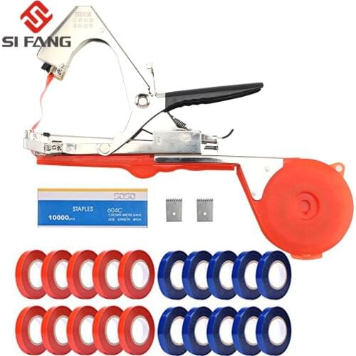 26pcs Tying Machine Plant Garden Plant Bundle Tapetool Tapener With 20 Rolls Of Tape, Used For Vegetables, Grapes, Tomatoes