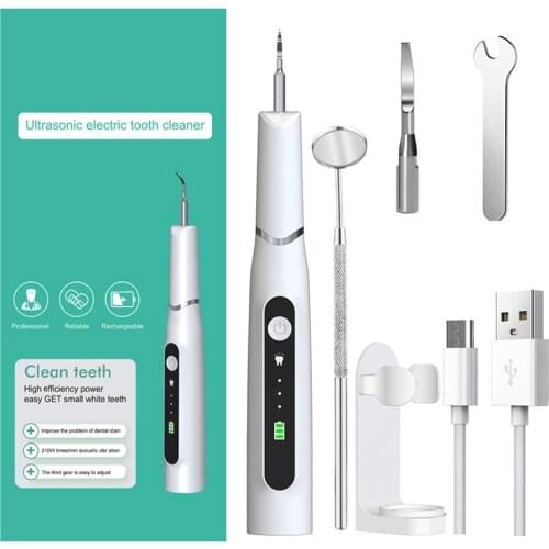 Electric Dental Calculus Remover Home Ultrasonic Portable Scaler Sonic Smoke Stains Tartar Plaque Teeth Whitening Cleaner Tools