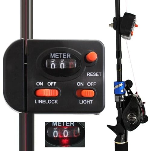 99.9m Mechanical Manual Fishing Line Length Counter Fishing Line Counter Fishing Line Counter Raft Fishing Length Meter