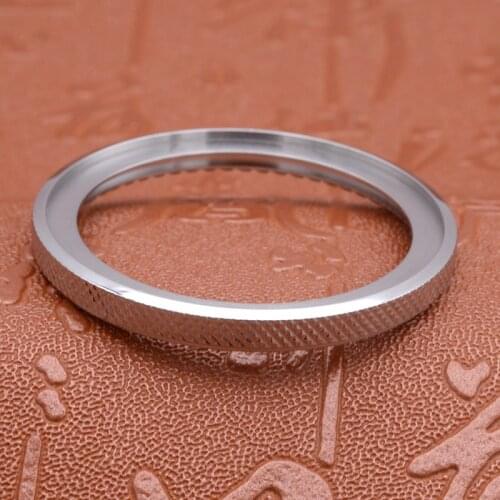 Seiko SKX007 SKX009 SKX011 SKX171 SKX173 SRPD Style Fashion Bezel Silver Polished Finish 316L Stainless Steel Included Gasket