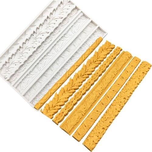 Laces Silicone Sugarcraft Mold Resin Tools Cupcake Baking Mould Fondant Cake Decorating Tools