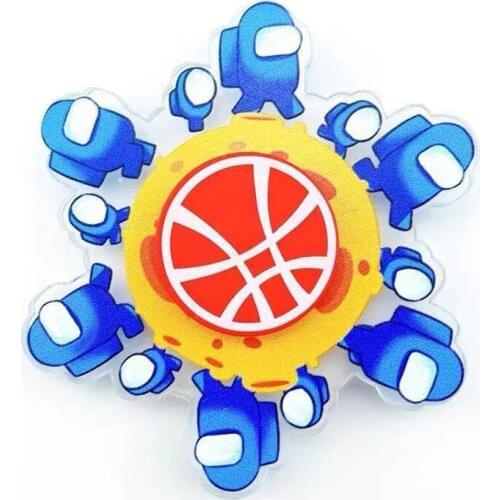 Fiddget Spinner Kids Toy Hand Spinner Astronaut Comic Protagonist Pattern Anxiety Relief Stress Focus Concentration Relaxing Toy