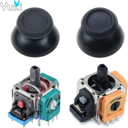 YuXi 3D Analog Thumb Sticks Sensor Module Potentiometer Joystick Cap For Sony PlayStation 4 5 PS5 PS4 Pro Slim Controller