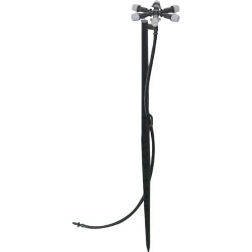 1 Set Vertical Multi-nozzle Misting Sprinkler kit with support rod Agriculture tools Garden Irrigation sprinkler Mist nozzle