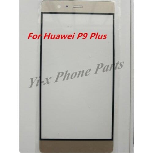 10pcs/Lot For Huawei P9 Plus Touch Screen Glass Lens Front Outer Glass Lens Replacement Parts