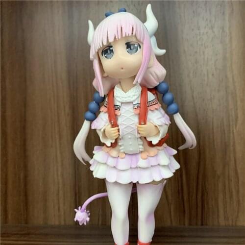 19cm Cute Doll Anime Kobayashi-san Chi No Maid Kanna Kamui Lovely PVC Action Figrue KannaKamui Collectible Model Toys