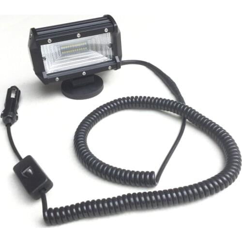 72W COB Led Magnet holder Car truck work light Flood lamp Emergency Maintenance Search Rescue Boat Fishing Hunting Camp lights