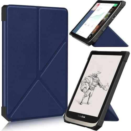 Case for Pocketbook 740 7.8'' PU Leather Smart E-book Cover for Pocketbook InkPad 3 Pro / InkPad Color 741 Case Funda