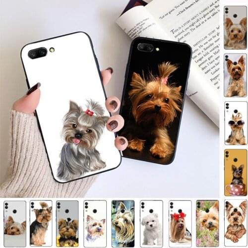 Yorkshire terrier dog puppy Phone Case For huawei honor 10 10i 10lite 8c 8A 8X 9 9A 9lite 20 20s 20i 20lite mate20 Mobile Cases