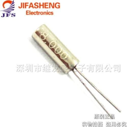 The cylindrical crystal 8M 8MHZ line frequency components of genuine original stock