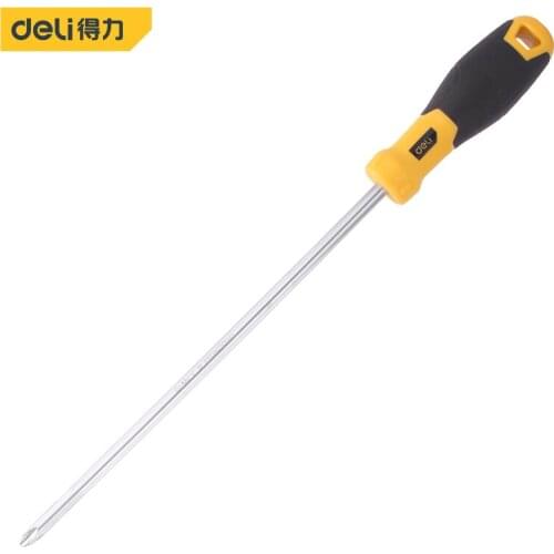 Deli Cross Phillips Screwdriver CR-V Alloy Steel Professional Electrician Screw Driver Insulated Screwdriver DIY Hand Tools