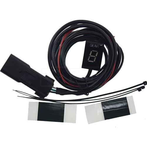 Motorcycle LCD Electronics 6 Speed 1-6 Level Gear Indicator Digital Gear Meter For Ducati Scrambler 400 800 2016 2017 Diesel