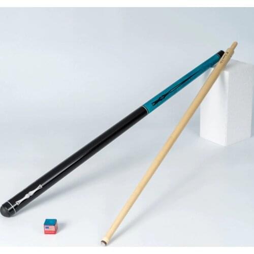 Eurasia Super Pro Billiard Maple Tree 1/2 Split Cue 145-147 CM Wooden Screw Blue