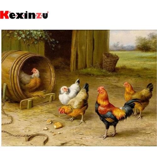 Kexinzu Full Square/Round 5D Diy Diamond Painting Cross Stitch "Cute Animals" Diamond 3D Embroidery Mosaic Home Decor Gift K009