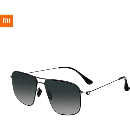 Xiaomi Mijia Classic Square Sunglasses Pro TAC Polarized Lenses Glasses Retro Light Frame Screwless UV Protection for Men Women