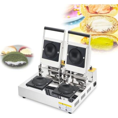 Commercial Donut Ice Cream Burger Machine Krapfen Warmer Italy Gelato Panini Press Sandwich Maker Electric Gelato Doughnut Pan