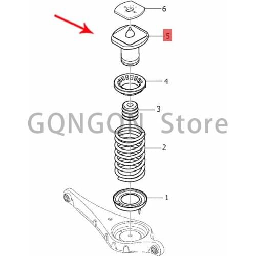 CAR rear machine spring upper seat 2014-2017 vol voxc60 bracket, rear engine spring rotor bearing, engine bracket, swing bearing