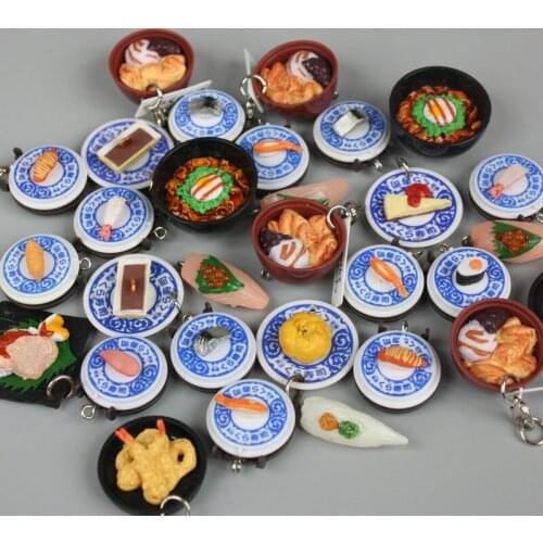 10pcs/lot edible miniature japanese food realistic Sushi Tempura Ramen Sashimi for 1/12 scale doll Limited DollHouse Accessory
