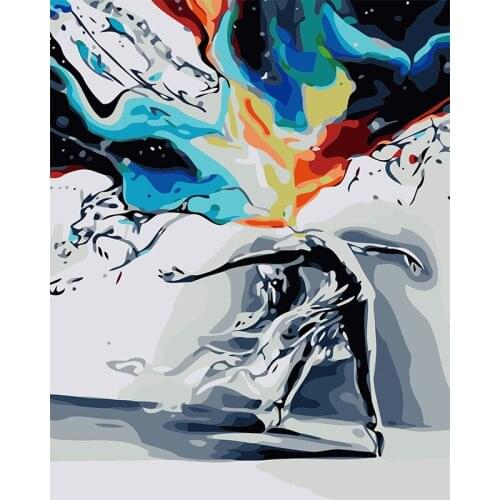 Ink Dancer Paint By Numbers Coloring Hand Painted Home Decor Kits Drawing Canvas DIY Oil Painting Pictures By Numbers