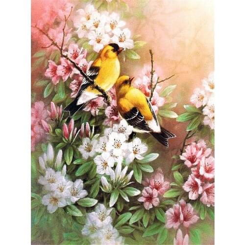 Animal Bird Pre-Printed 11CT Cross-Stitch DIY Embroidery Kit DMC Threads Handicraft Handiwork Craft Handmade Home Promotions