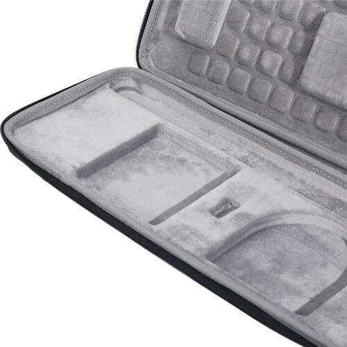 Portable EVA Protective Carrying Case Holder for Logitech Craft Advanced Wireless Keyboard Storage Bag Shockproof Shell Case