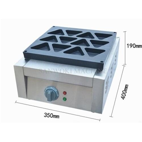 Industrial triangle waffle machine to make waffle/ Burger maker/ Toast bread/ triangle sandwich waffle maker