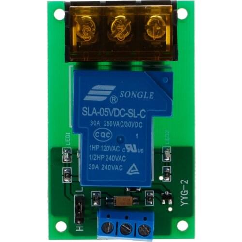 1 Channel 5V 30A Relay Board Module Optocoupler Isolation High/Low Trigger New 828 Promotion