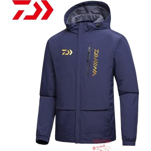 Daiwa Fishing Clothes Outdoor Single-layer Thin Waterproof Breathable Mountaineering Hunting Jacket Mens Autumn Fishing Jacket